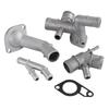Coolant Hose Flange Thermostat Housing Engine Cooling System Repair Aluminum Construction Perfect Fit For GOLF 1.8T