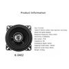 1 Pair 4/5/6.5/6*9 Inch HiFi Car Audio Coaxial Speaker Vehicle Door Audio Music Stereo Full Range Frequency Automobile Speakers