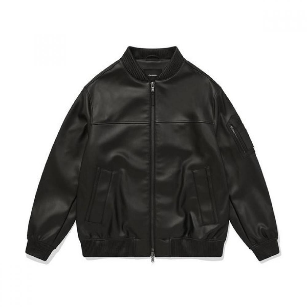 

Covernot Vegan Leather Ma 1 Jumper Black Co2301jk30 Bk CO2301JK30 BK S