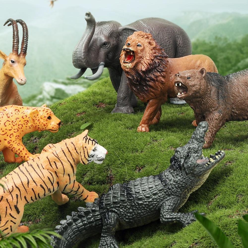Simulation Farm Animal Model Toy Mini Lifelike Animal Figurines Animal Action Figures  for Children