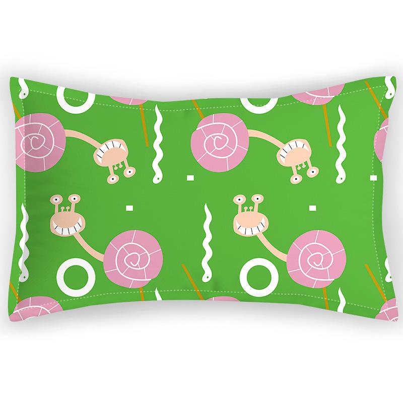

Digital printing pillowcase, romantic pastoral satin single pillowcase, summer floral pattern velvet bedding pillowcase 30 * 50/115G satin