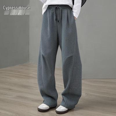 Sisbasher Women's High-Waisted Wide-Leg Commuter Trousers