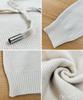 Newne Hooded Long Stylish Knit Loose Relaxed Street Simple Casual Women's Hoodie, Sleeve, Simple, Solid, Casual, Top, Pullover, Autumn/Winter, Warm,