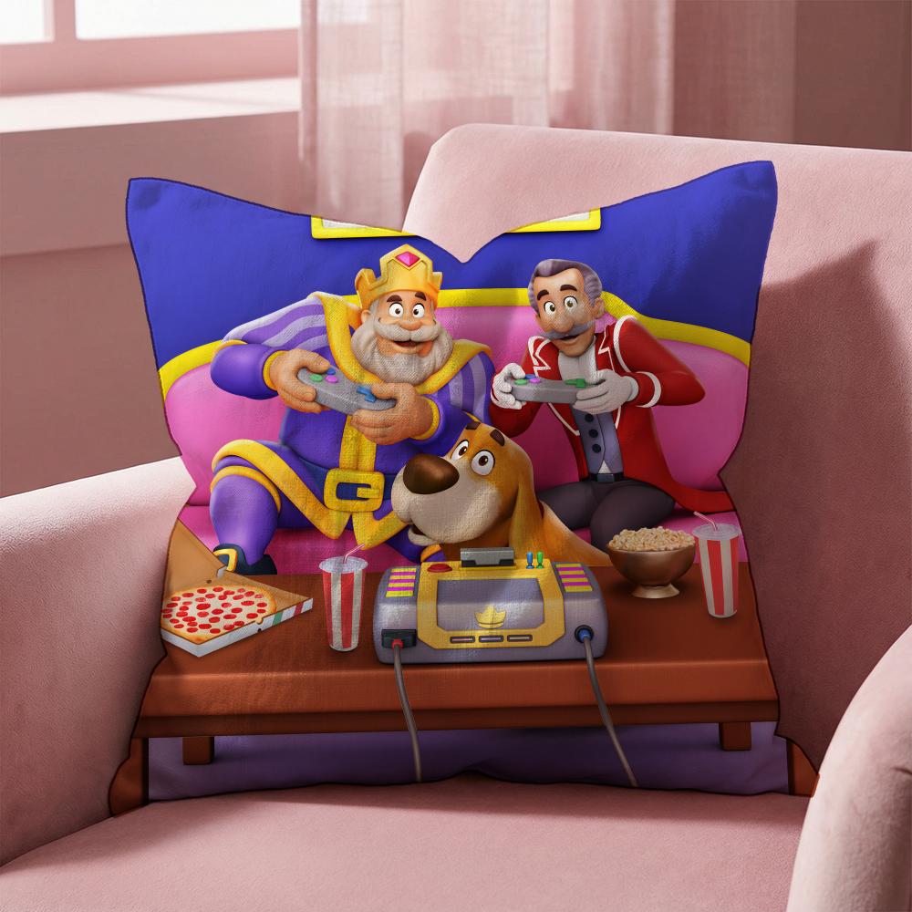 Royal Match Cushion Cover Multi-Scene Pillow Cover for Home & Car - Reversible, Soft & Durable for Daily Use