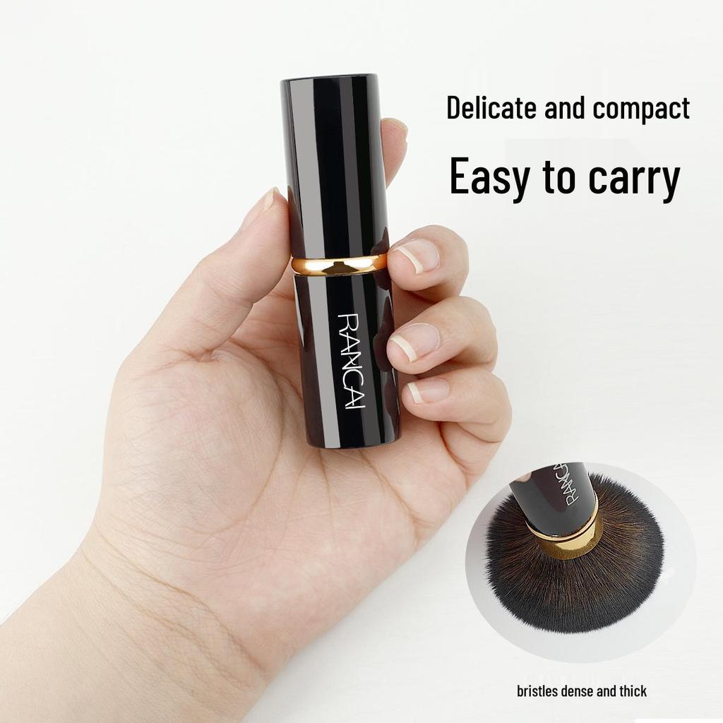 New Portable Retractable Makeup Brush - Multifunctional Blush & Powder Tool