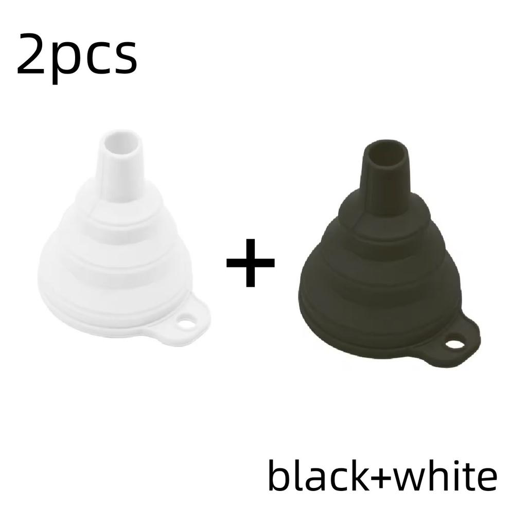 Mini Foldable Funnel Silicone Collapsible Portable Funnels for Fuel Hopper Beer Oil Kitchen Accessories Tools  Items