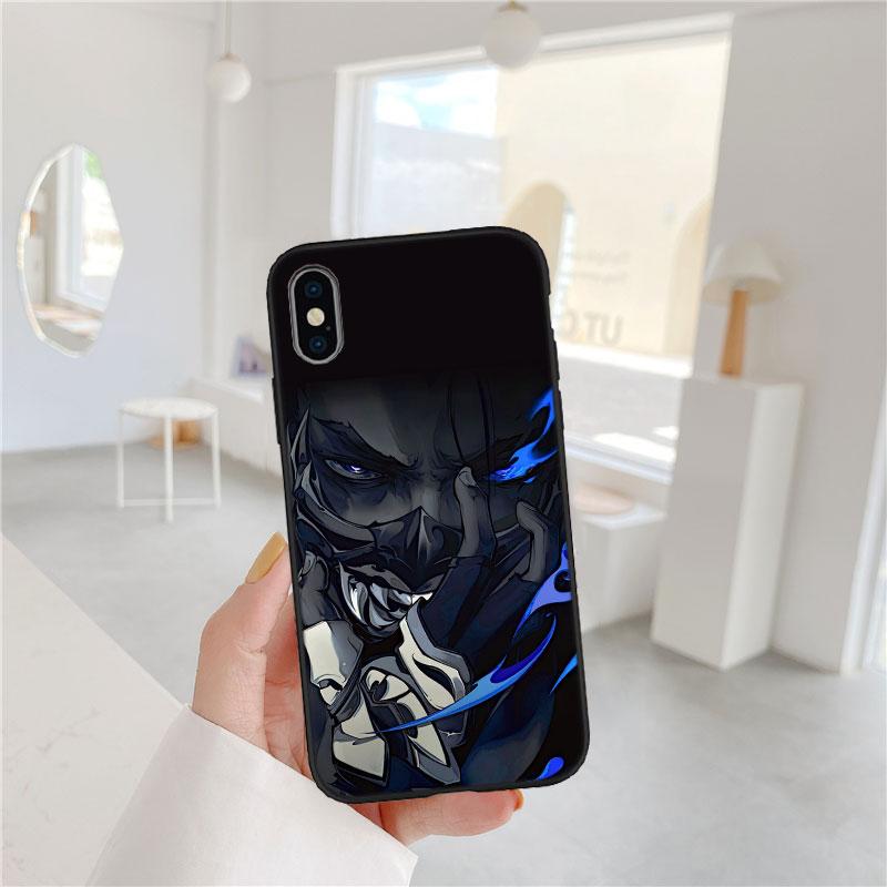 AQ108 V-VALORANT Soft Shell Phone Case for iPhone 16 15 14 13 12 Pro Max Plus Mini