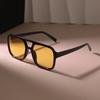 Quadratische Retro-Sonnenbrille für Damen Herren Mode Klassisch Vintage Sonnenbrille Damen Herren Rahmen Stilvoll Spiegel Reise Punk Oculos De Sol