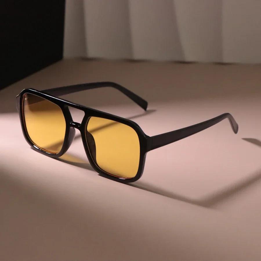 

Square Retro Sunglasses Women Men Fashion Vintage Sun Glasses Female Male Frame Personality Mirror Travel Punk Oculos De Sol Other