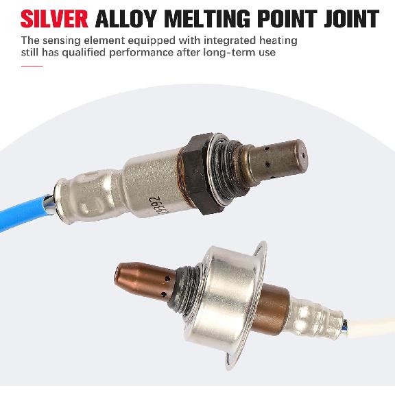 O2 Oxygen Sensor Upstream Downstream Fit for Acura ILX 2016-2020, for Honda Accord 2013-2017, 234-9131 234-4574 2PCS, Upstream & Downstream O2 Sensor