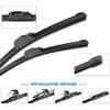 Car Wiper Blade Blades For Porsche 911 (997) 2004-2011 22"+21" Windshield Windscreen Clean Rubber Silicon Cars Wipers
