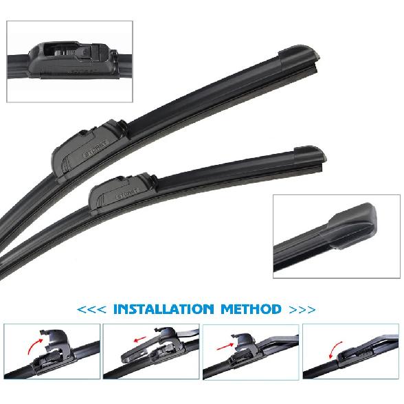 Car Wiper Blade Blades For Porsche 911 (997) 2004-2011 22"+21" Windshield Windscreen Clean Rubber Silicon Cars Wipers