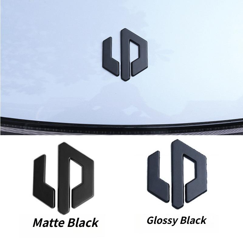 Per 2025 Leapmotor B10/C10/C01/C16 Emblemi Frontali Posteriori in Metallo Annerito Copertura Logo Universale per Veicolo Upgrade Sportivo Non Distruttivo