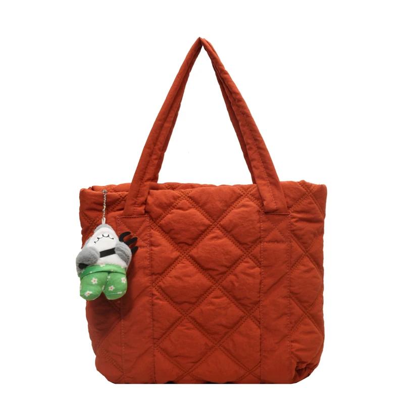 

Женская сумка из холщовой ткани Diamond, легкая, вместительная, универсальная, повседневная, новая