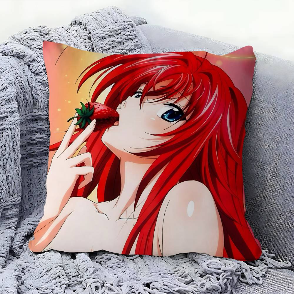 Anime Rias-Gremory Pillowcase Toon Gift Cushion Cover Bedroom Home Sofa Chair Seat Decor Pillow Case
