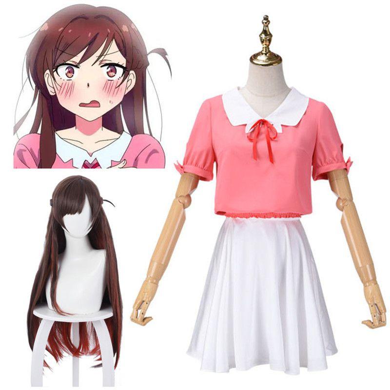 A Rent Girlfriend Ichinose Chizurumizuhara Chizuru Cosplay Costume Skirt Short