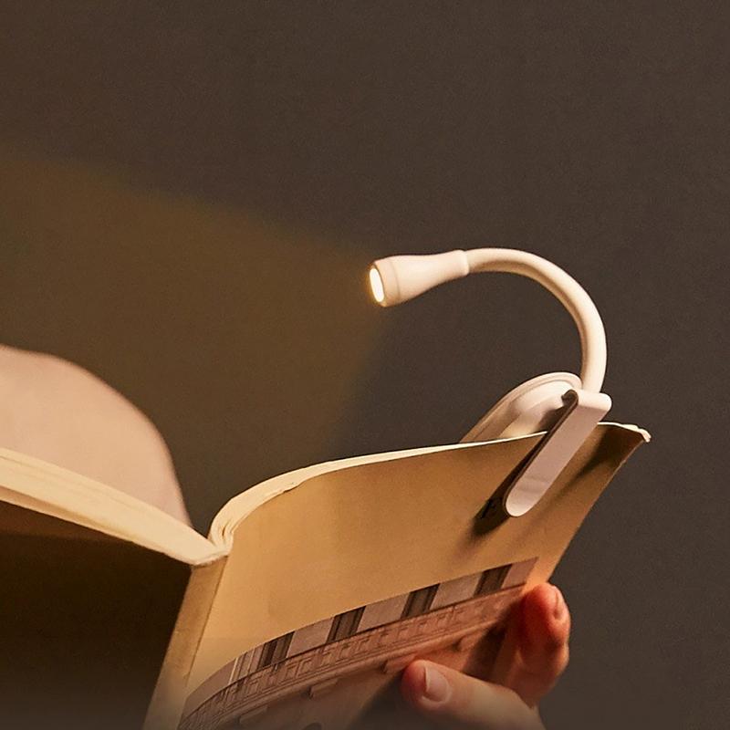 Clip Desk Lamp Rechargeable LED Small Light Clamp-On Traveling Studying Reading Desktop Lamp Home Appliance For Girls Adults