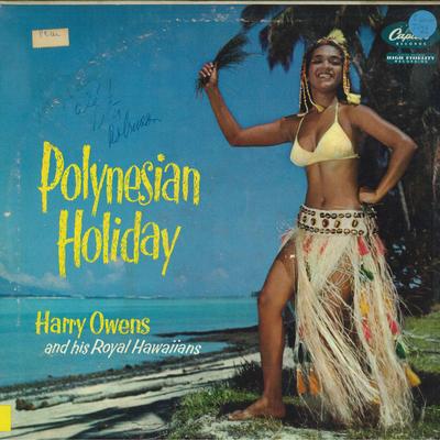 LP Record HARRY OWENS - Polynesian Holiday T804 CAPITOL US World Music Used
