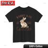 Butterflies Flowers T-Shirt Spring Beauty Nature Tee Rabbit Easter Spring Funny Tshirts Edgy Simple Casual Shirt Compression