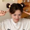 Hair Rope Cartoon Bakery Snack Resin Charm Hair Ties High Elasticity Braided