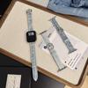Square Metal Buckle Denim Leather Bracelet For Apple Watch Band Series 11/10/9/8/7/Ultra iWatch Strap 49/46/45/44/42/41/40/38mm