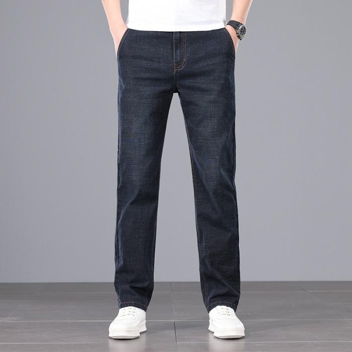 

New High-waisted Small Light Business Thin Small Straight Trousers Denim Trousers 29