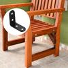 20Pcs Black L Bracket 1.5 Inch, 40mm Stainless Steel Right Angle Corner Brace with Screws for Wood Furniture Shelves