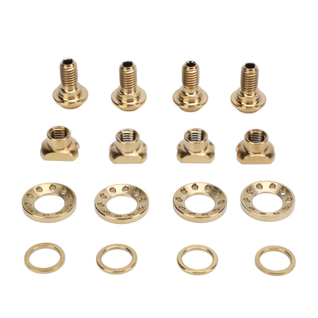 16PCS Road Bike C Brake Clamp Screw Kit Ti Alloy Lightweight C Brake Clamp Screw Bolt Set for R8000