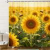 3D Glowing Tropical Fish Coral Reef Underwater Shower Curtain - Waterproof Polyester Bathroom Decor