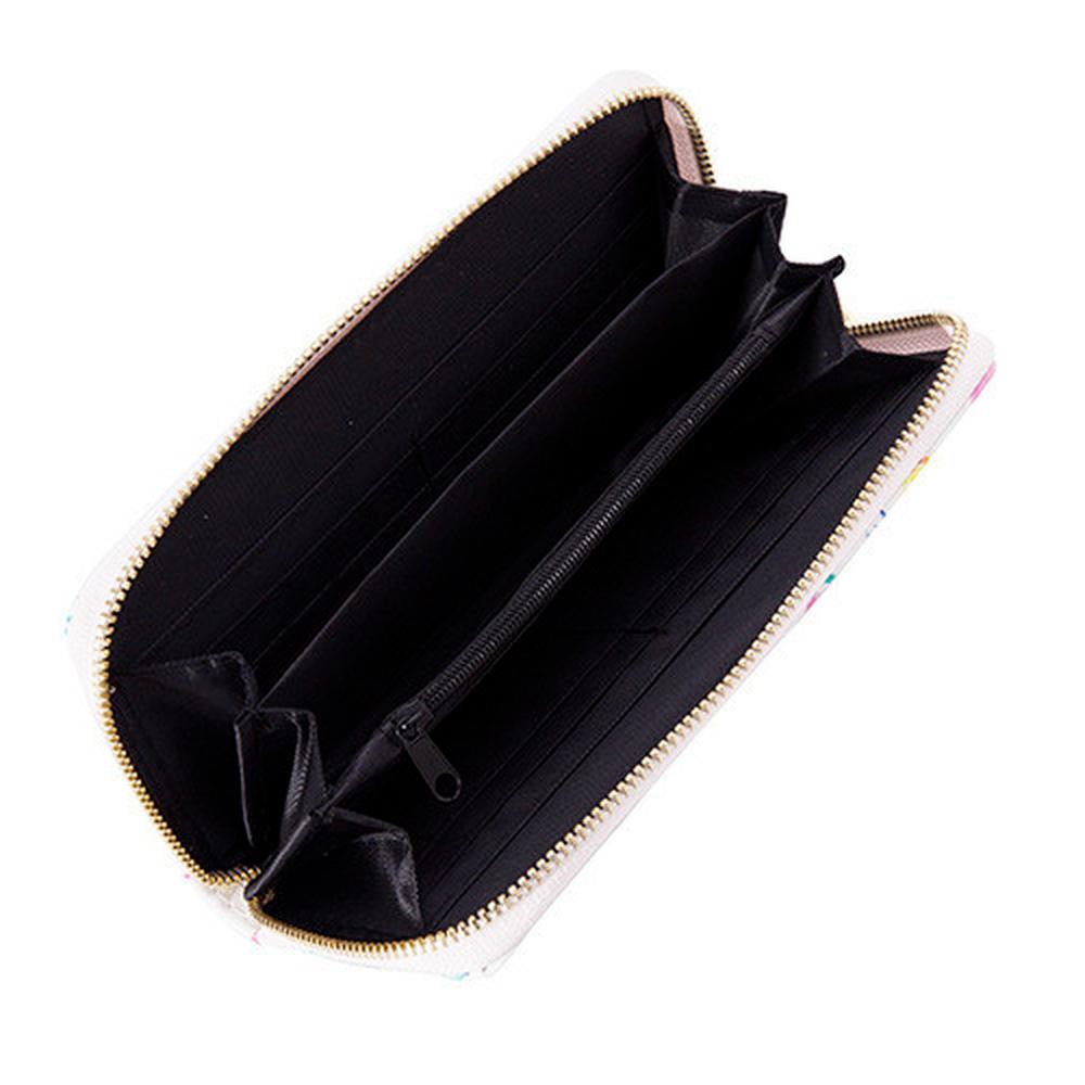 eTya Модный женский лазерный длинный кошелек из искусственной кожи — фото 5