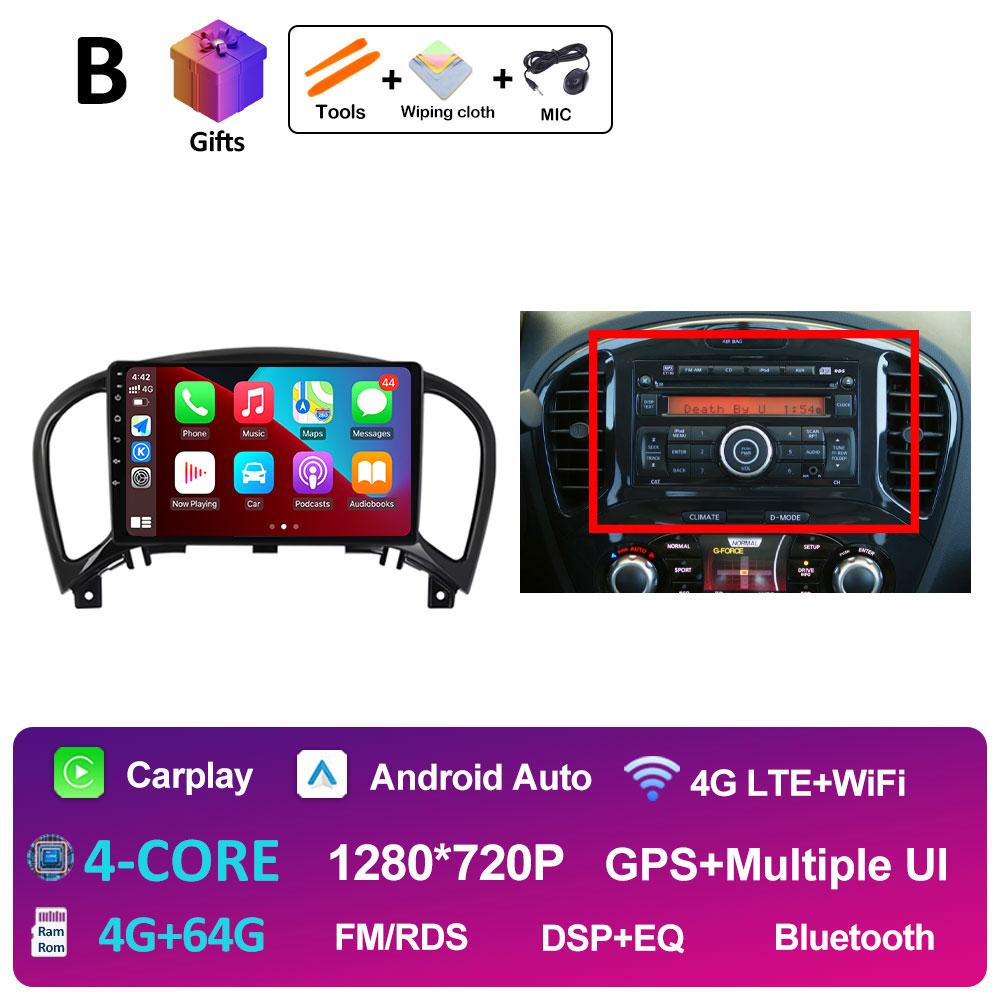 For Nissan Juke YF15 2010 2011 2012 2013 2014 Car Radio Multimedia Video Player Cooling Fan DSP Stereo GPS Navigation Autoradio