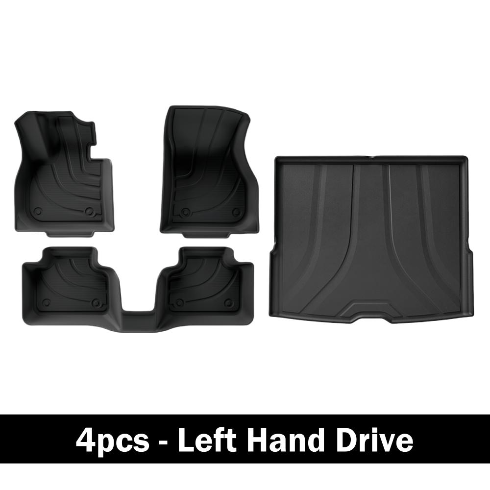 For BMW U11 X1 ix1 2025-2025 Floor Mat TPE Trunk Mat Luggage Mat Waterproof Non-Slip Carpet Left Hand Drive
