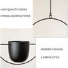 European Wrought Iron Hanging Hydroponic Planter for Spider Plants