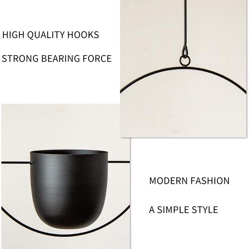 European Wrought Iron Hanging Hydroponic Planter for Spider Plants