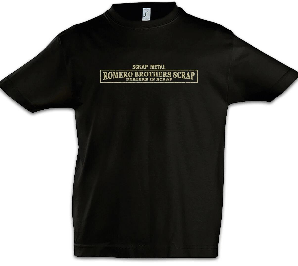 Romero Brothers Scrap Kids Boys T-Shirt Mayans Company Logo Junkyard Logo- 110