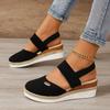 [Stylish | Comfortable] Stylish Comfortable Wedge Sandals | Ladies' Thick Sole Women Shoes