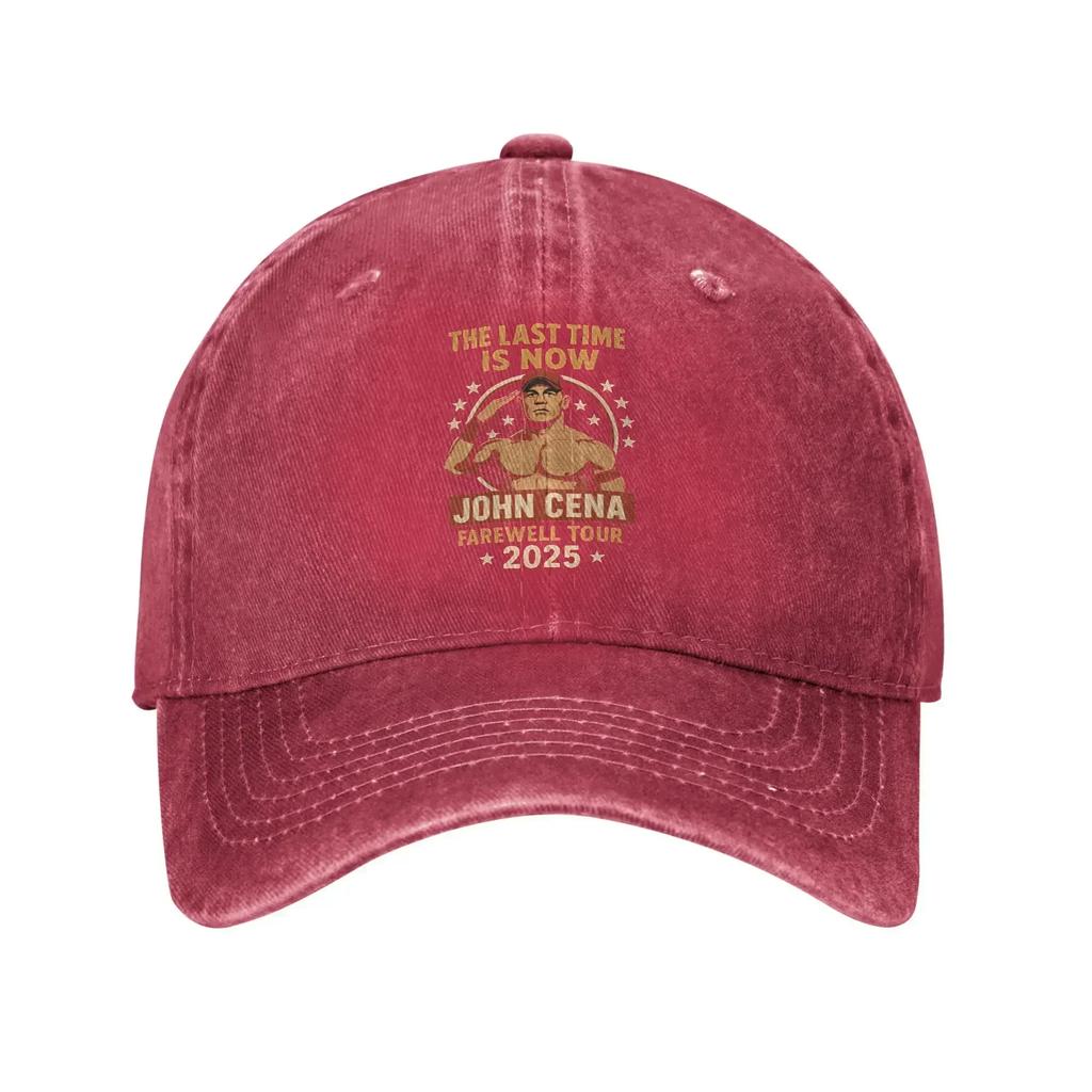 John Cena Never Give Up Baseball Caps Vintage Distressed Cotton Headwear Unisex Outdoor Activities Adjustable Fit Caps Hat