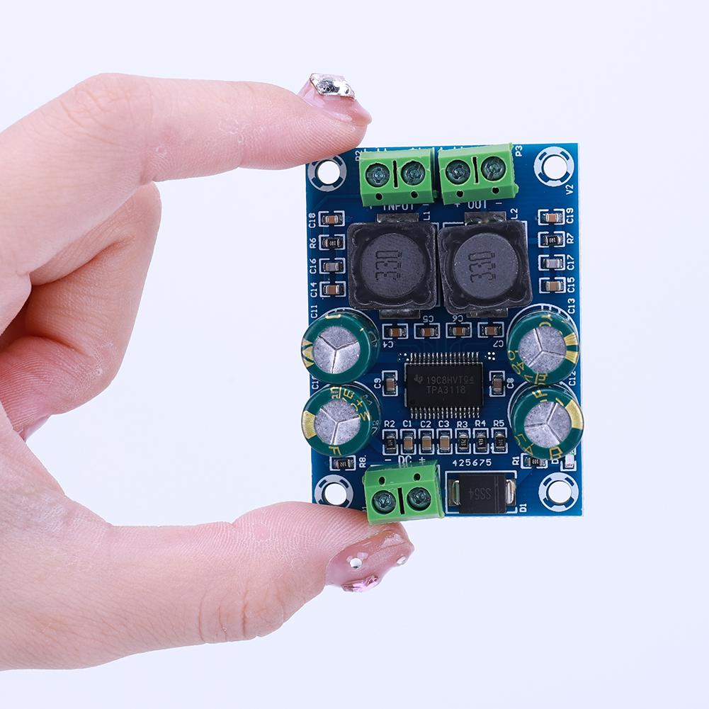 

XH-M311 Mono Power Amplifier Board Module 60W TPA3118 Mono Digital Sound Amplifier Module DC10-24V Class D Electronic Components China Mainland