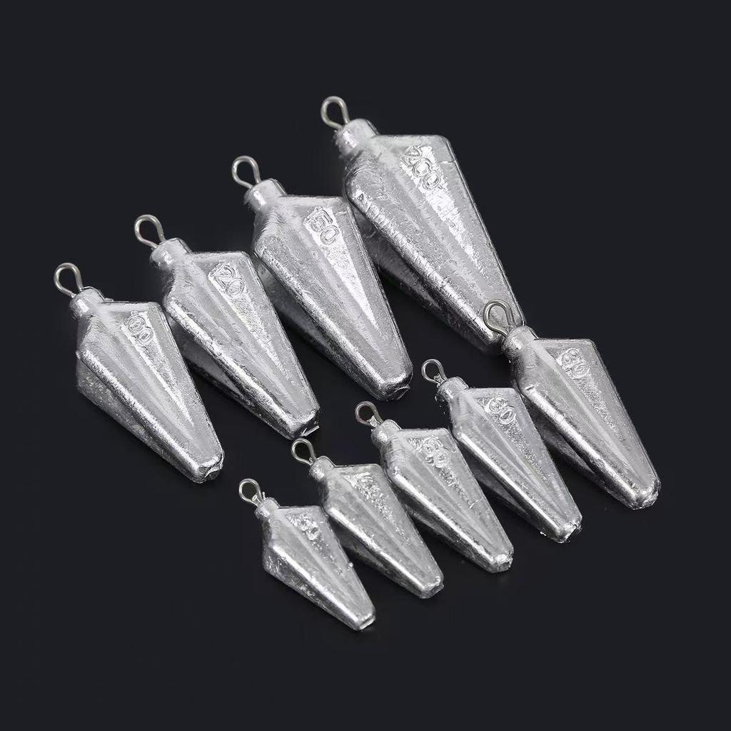 Large Square Starfruit Fishing Sinker: Anti-Drift, Anti-Snag for Sea Rods and Boat Fishing