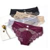 Set reggiseno a triangolo sexy in pizzo patchwork in rete leggermente foderato reggiseno senza fili per seni piccoli set slip intimo donna lingerie