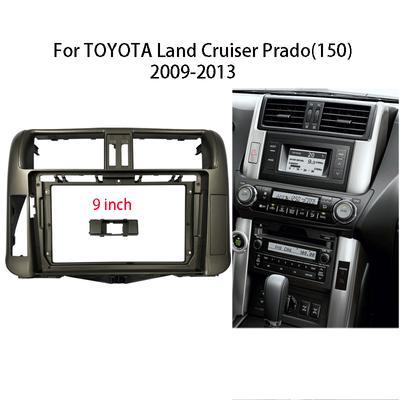 פאנל רדיו לרכב 9 אינץ' עבור TOYOTA Land Cruiser Prado(150) 2009-2013 ערכת מסגרת התקנה לדשבורד למערכת סטריאו לרכב