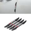 Car PVC Door Protectors Thickened Anti-scratch and Anti-bump Strip Sport Styling Body Decoration Rubber Exterior Parts 4PCS Interior Mirrors 6