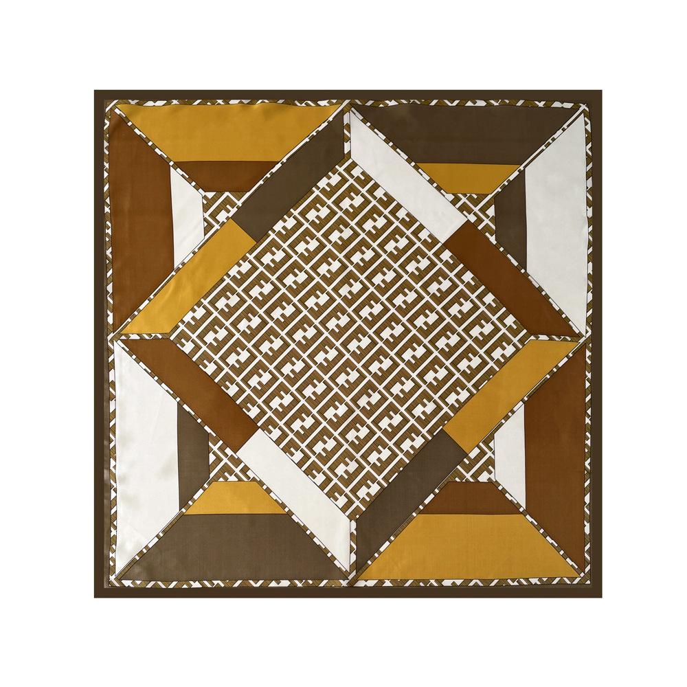 New 90cm Silk Scarf Ladies Wrap Scarf Printed Scarf Satin Large Square Scarf Scarf