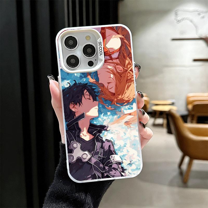 Sword Art Online Anime Shockproof Phone Case for iPhone 17 Air 16 16E 15 Pro Max 14 Plus 13 Mini 12 Back Cover Anti Fall Fundas