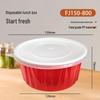 800ml Disposable Round Plastic Takeaway Container