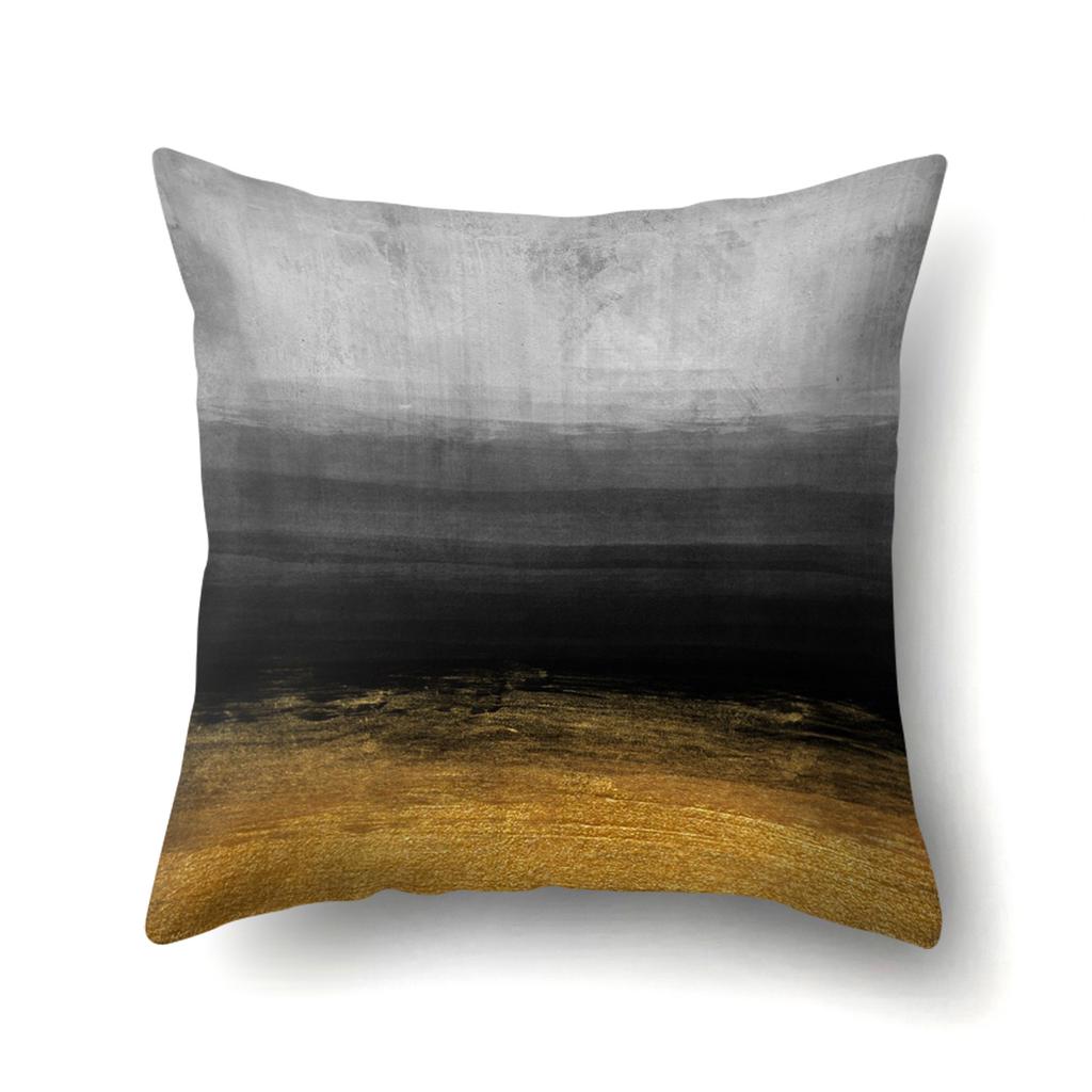 Geometric Marble Pattern Polyester Pillow Case European and American Fashion Simple Pillow Case
