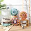 Round Floor Outdoor Cushion Cover 45cm Mandala Meditation Pillows Case Indian Tapestry