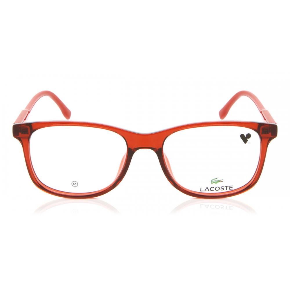 

Lacoste L3657 601 Men Eyeglasses Transparent Red/49