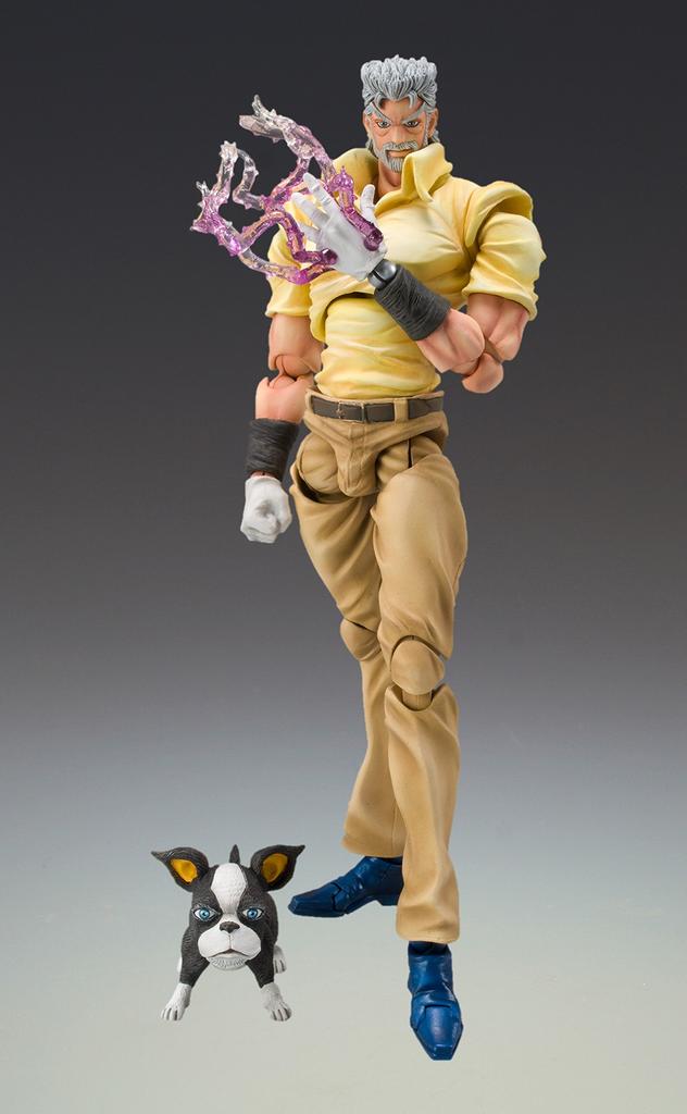 Superfigur beweglich Bizarre Part 3 Joseph Joestar Iggy spezifiziert von Hirohiko 160mm PVC ABS bemalte bewegliche Figur "JoJo's Adventure" 17. & (Farbe