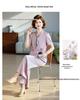 Summer 2026 Stylish Two-Piece Set for Middle-Aged & Elderly Women – Age-Reducing, Slimming Short Sleeve Suit